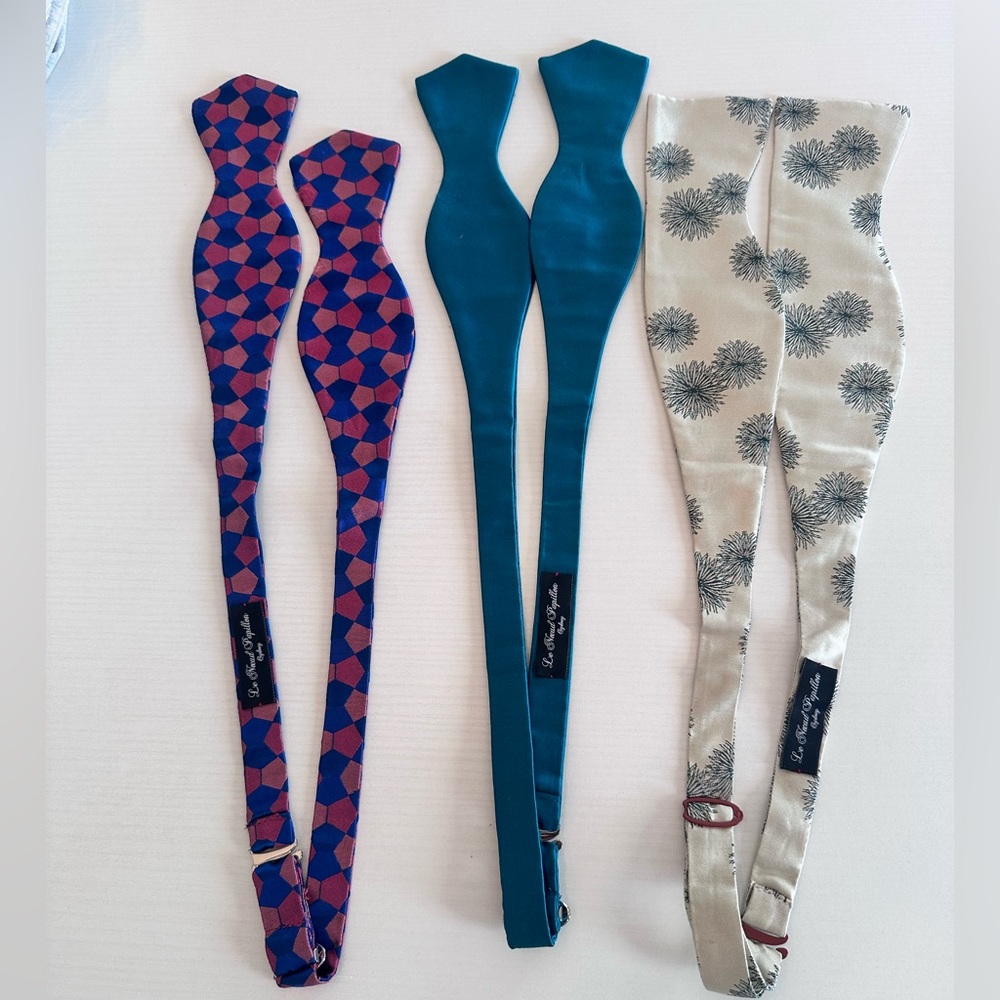 Le Noeud Papillon Silk Bow Ties Set of 3